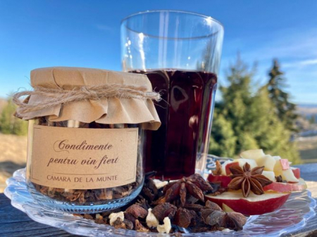 Fructe și plante uscate - Condiment vin fiert borcan 60g