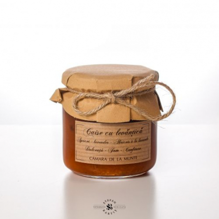Dulceață de casă - Dulceață de caise cu levănțică 200 g