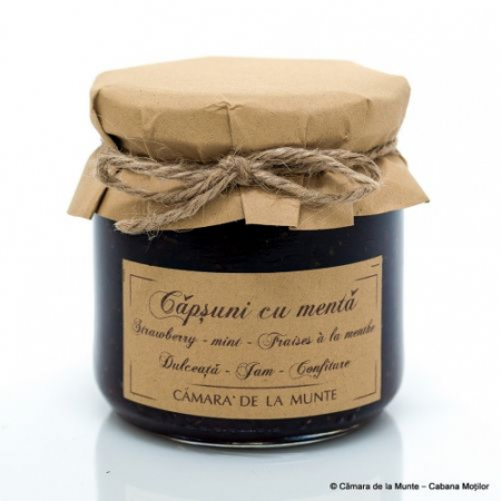 Dulceață de casă - Dulceață de căpșuni cu mentă 200 g