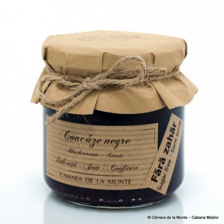 Fără zahăr adăugat - Dulceață de coacăze negre fără zahăr adăugat 200 g