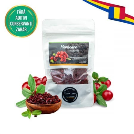 Fructe și plante uscate - Merișoare uscate 50 g