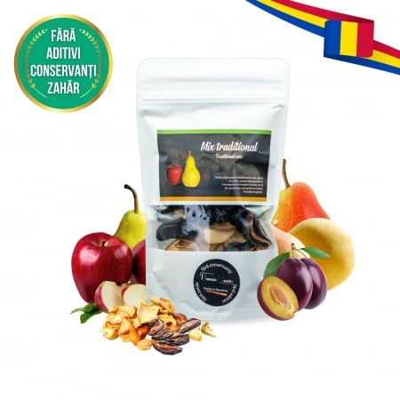 Fructe și plante uscate - Mix tradițional 100 g