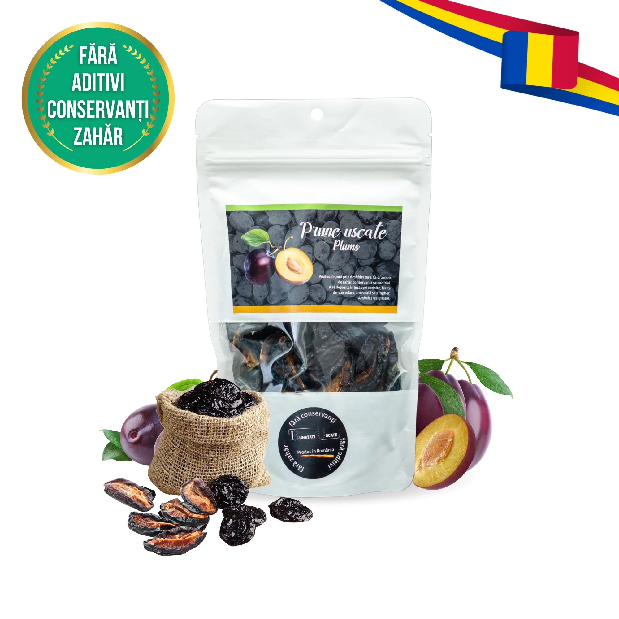 Fructe și plante uscate - Prune uscate 150 g