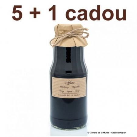 Cumpără o cutie 5 + 1 cadou - Sirop de afine 300 ml 5 + 1 cadou