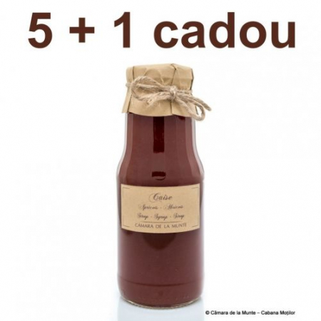 Cumpără o cutie 5 + 1 cadou - Sirop de caise 300 ml 5 + 1 cadou