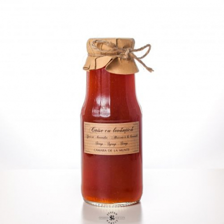 Sirop de casă - Sirop de caise cu levănțică 300 ml
