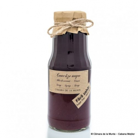 Fără zahăr adăugat - Sirop de coacăze negre fără zahăr adăugat 300 ml