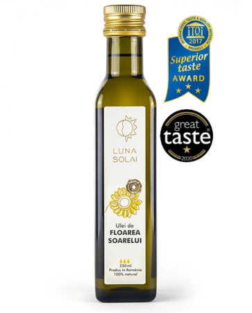 Ulei presat la rece - Ulei de floarea soarelui 250 ml