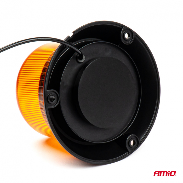 Girofar 12 24V LED W22m magnetic / 3 suruburi, ECE R10 60LED IP66 [3]