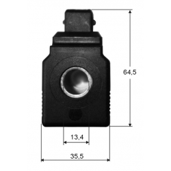 Bobina electrovalva 12V 13,38,5 mm Bosch Rexroth pentru lifturi hidraulice Dhollandia [2]