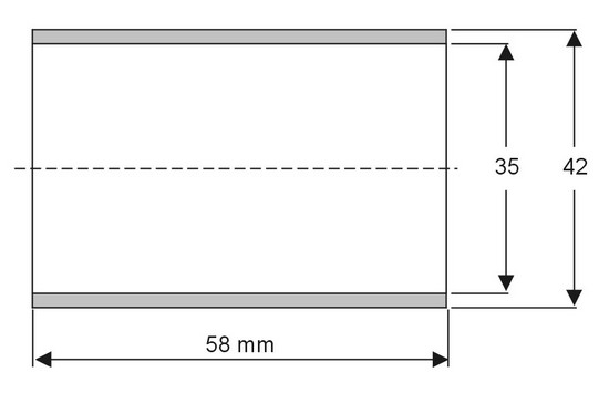 Bucsa 35-42-58 mm pentru lift hidraulic AMA [2]
