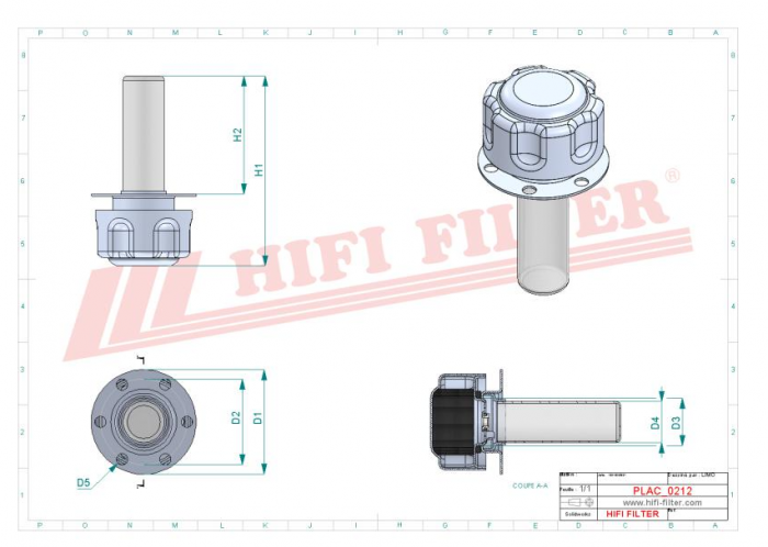 Buson rezervor hidraulic TCO500, TCO 500, P17-1850 [2]