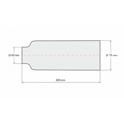 Capac de cauciuc 65x75-350 mm pentru obloane hidraulice Dhollandia [3]