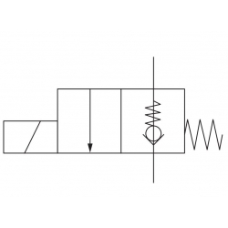 Electroventil cu acțiune unică 24V 12,7x3/4 UNF pentru trape hidraulice Dhollandia [2]