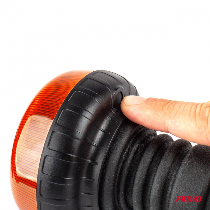 Girofar 18 leduri 12/24V montaj pe tija R65 R10 IP56 [2]