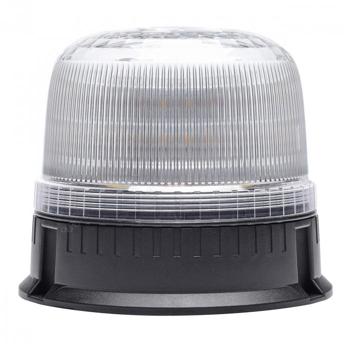 Girofar cu sticla alba 12-24V, R65 R10 IP66 LED [7]