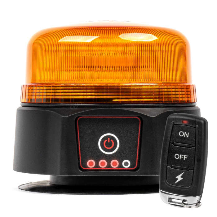 Girofar wireless - fără cablu, magnetic cu LED R65 R10 12/24V [8]