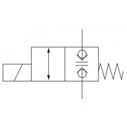 Magnetventil cu dublă acțiune 12V pentru trape hidraulice MBB Palfinger, AMA [2]