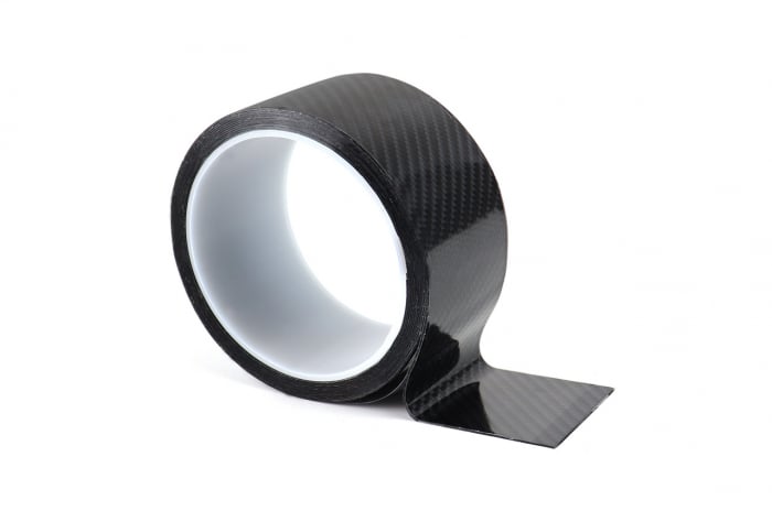 Ornament carbon 5D NEGRU pentru praguri si bandouri 1.5mx5cm [2]