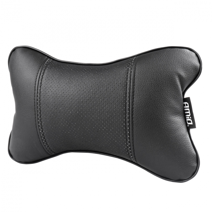 Set 2 perne pentru tetiere auto din piele ecologica, culoare NEGRU [5]