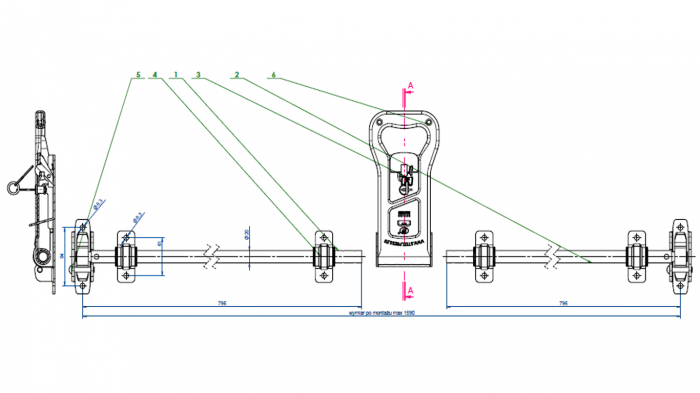 Sistem inchidere usa remorca camion [4]