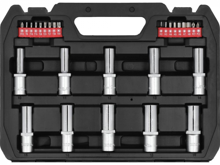 Trusa chei tubulare 1/2”, 60 componente [3]