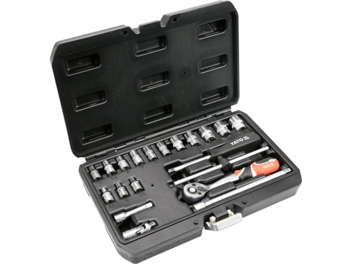 Trusa tubulare cu antrenor 20buc 1/4'', CR-V [3]