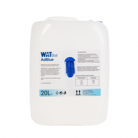 Produse noi - Canistra 20 litri cu aditiv Adblue prevazuta cu palnie