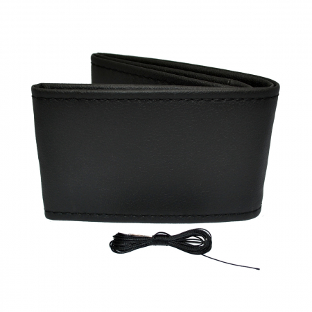 Produse noi - Husa volan neagra care se coase cu ac si ata neagra 38-39 cm