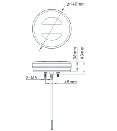 Lampa stop camion LED cu semnalizare dinamica 12-24V [3]