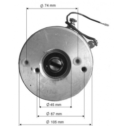 Motor electric 24V 2,0 kW pentru lifturi hidraulice Dhollandia, Dautel, Ama [1]