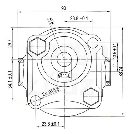 Pompa hidraulica 0.85cm pentru lift Dautel, Dhollandia [1]