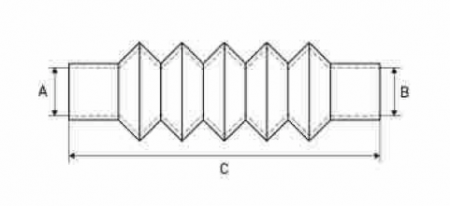 Protectie cilindru hidraulic 55 / 80 mm Dautel [1]