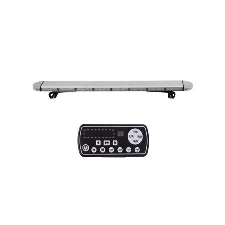 Rampa girofar portocalie PROFESIONALA Omologata E.U. LED 12V-24V 132LED x 3W [1]
