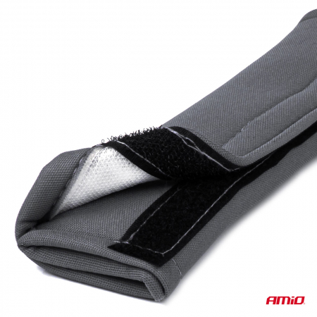 Set 2 perne de protectie pentru centura, culoare antracit [2]