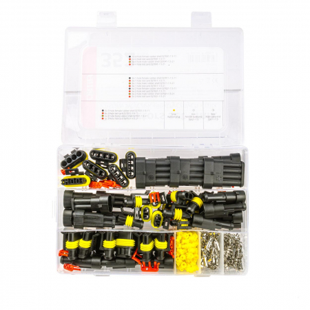 Produse noi - Set 352 conectori terminali ERMETICI, 6 dimensiuni