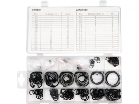 Produse Yato - Set coliere Zeeger interior 300 piese