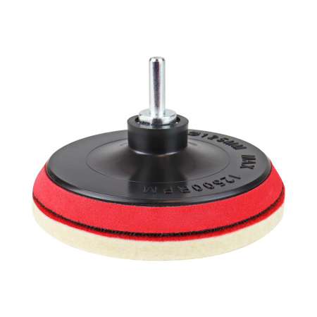 Set de lustruit Felt Car cu doua tampoane + disc 125 mm + adaptor M14 [2]