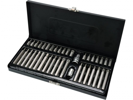 Produse - Set profesional cu 40 biti (hex, spline, torx)