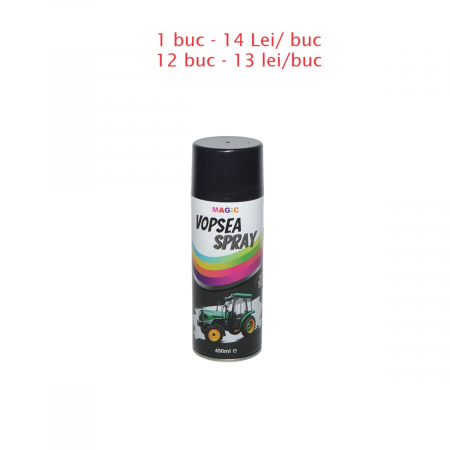Produse - Spray vopsea negru lucios 450ml