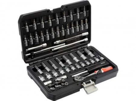 Produse - Trusa chei tubulare + Biti 1/4'', 56 componente