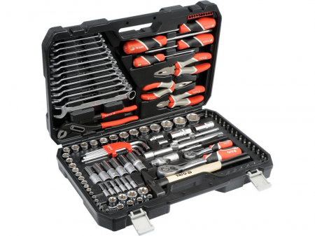 Produse - Trusa chei tubulare, combinate si clichet - 122 componente