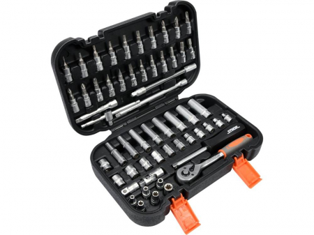 Produse - Trusa de chei tubulare + biti 1/4'' - 56 componente