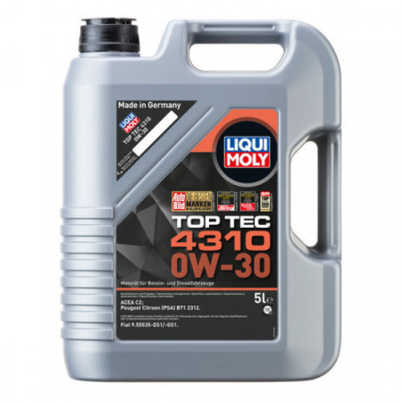 Piese dupa brand - Ulei de motor Liqui Moly Top Tec 4310 0W-30 5L