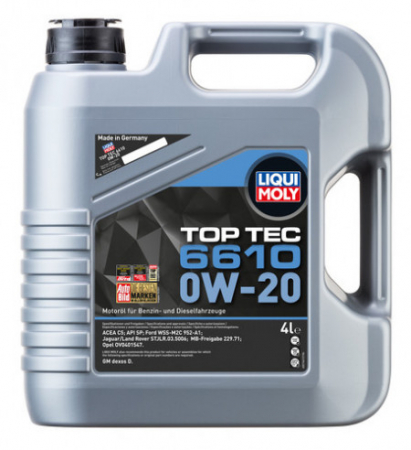 Piese dupa brand - Ulei de motor Liqui Moly Top Tec 6610 0W 20 4 litri