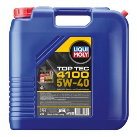 Produse Liqui Moly - Ulei motor 5W 40 Liqui Moly Top Tec 4100 20litri