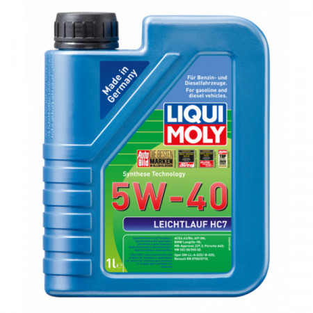 Piese dupa brand - Ulei motor Liqui Moly Leichtlauf HC7 5W-40 1litru