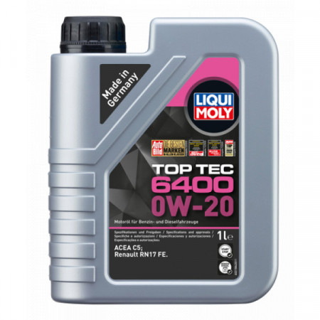 Piese dupa brand - Ulei motor Liqui Moly Top Tec 6400 0W-20 1 litru