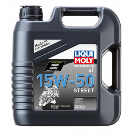 Piese dupa brand - Ulei motor Motorbike 4T 15W-50 Street Liqui Moly 4 litri
