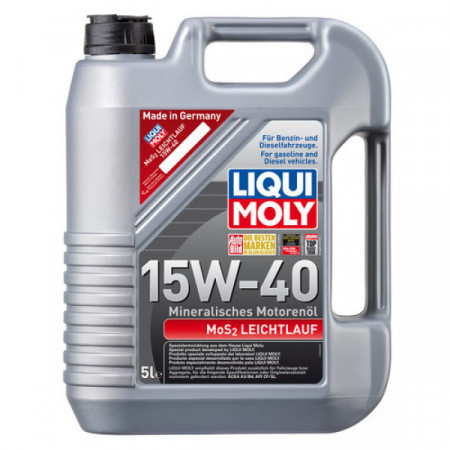Piese dupa brand - Ulei pentru motor Liqui Moly MoS2 Leichtlauf 15W-40 5L